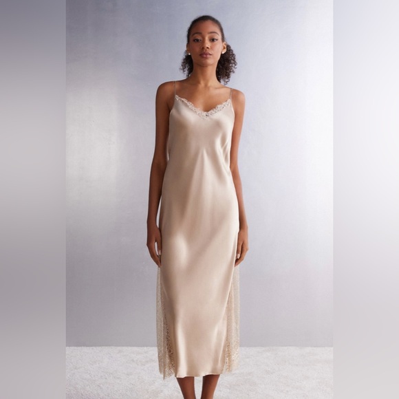 intimissimi Other - Living in Luxe Silk Nightgown Intimissimi Bridal getting ready slip